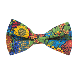 Noeud papillon Liberty "Ciara" vert