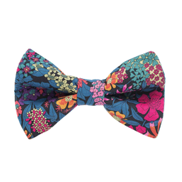 Noeud papillon Liberty "Ciara" bleu