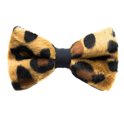 Noeud papillon "Jungle King" motifs léopard