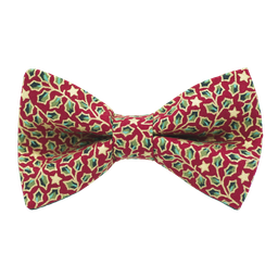 Noeud papillon "Houx Là Là" rouge