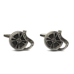 Boutons de manchettes "Bobines de film"