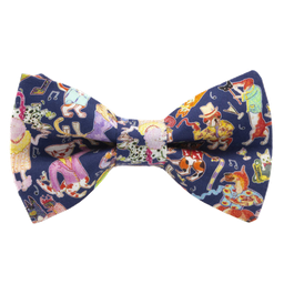 Noeud papillon Liberty "Dapper Dogs" bleu marine