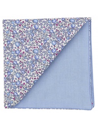 Pochette Liberty "Eloïse" bleu pastel