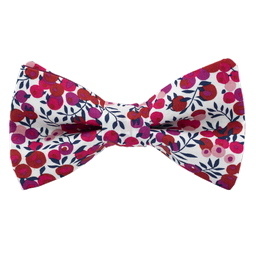 Noeud papillon Liberty "Wiltshire" cerise