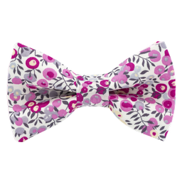 Noeud papillon Liberty "Wiltshire" bougainvillée