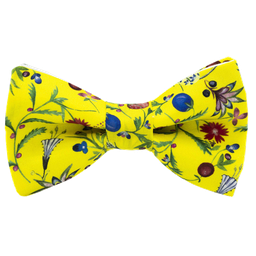 Noeud papillon Liberty "Temptation Meadow" jaune