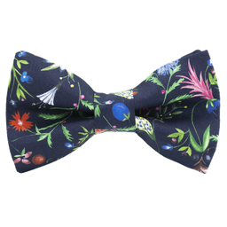 Noeud papillon Liberty "Temptation Meadow" bleu marine