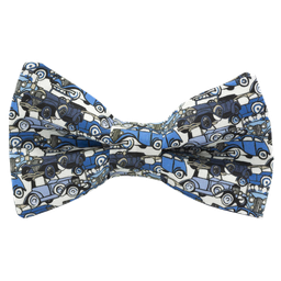 Noeud papillon Liberty "Roaring Wheels" bleu