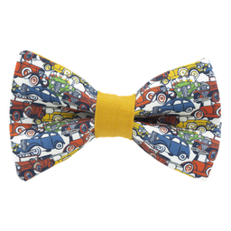Noeud papillon Liberty "Roaring Wheels" multicolore