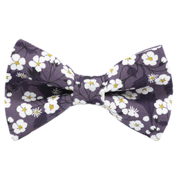 Noeud papillon Liberty "Mitsi" prune