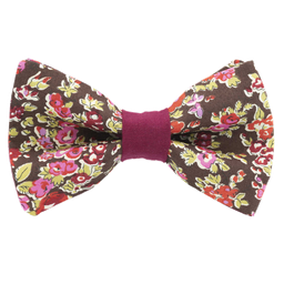 Noeud papillon Liberty "Tatum" marron