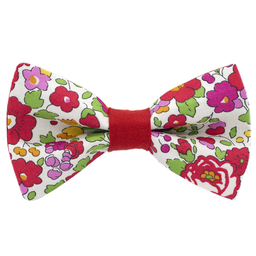 Noeud papillon Liberty "Betsy " rouge