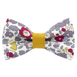 Noeud papillon Liberty "Betsy " pierre de lune