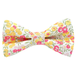 Noeud papillon Liberty "Wiltshire" lemon curd