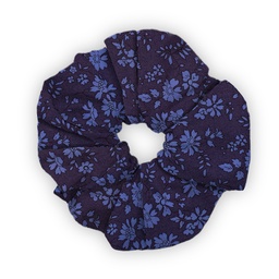 Chouchou Liberty "Capel" bleu violacé
