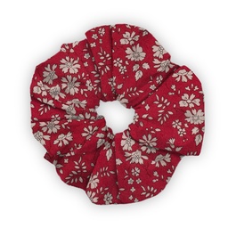 Chouchou Liberty "Capel" rouge rouille