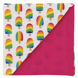 Pochette "Magnum" glaces à l'eau multicolores