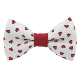 Noeud papillon "Coccicool" petites coccinelles rouges
