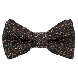 Noeud papillon "Fashion Night" strass sur fond noir