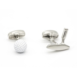 Boutons de manchettes "Putter et balle de golf"