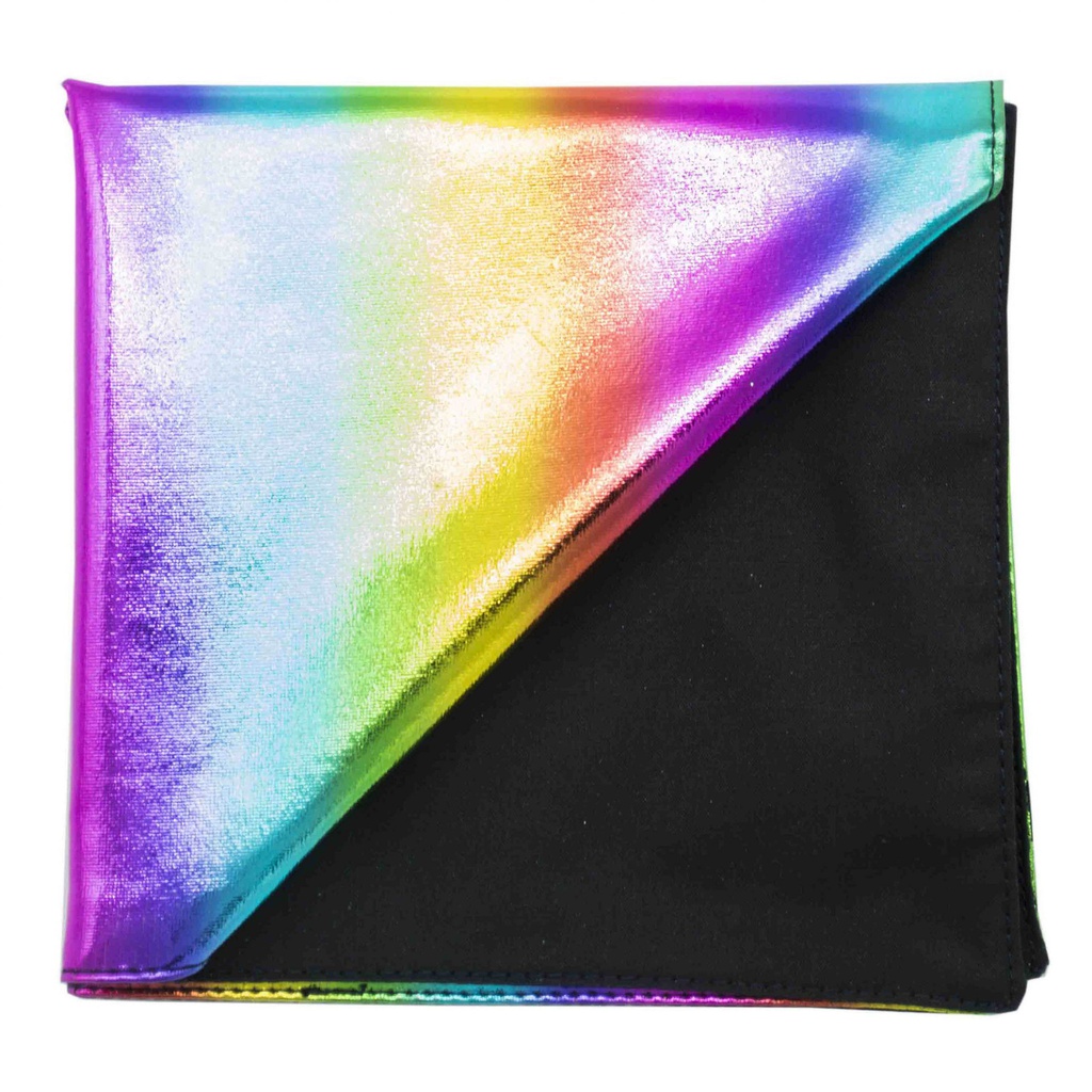 Pochette "Rainbow Flash" reflets multicolores