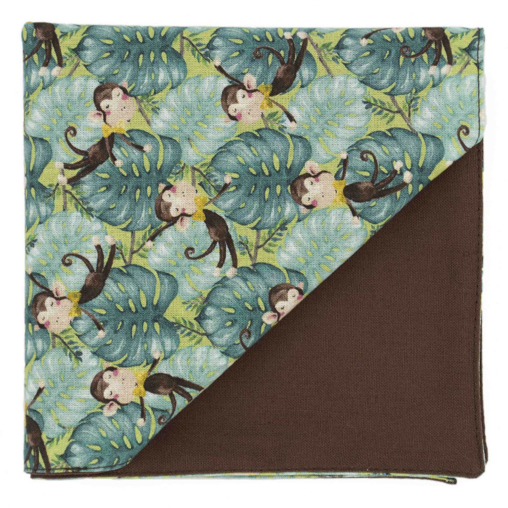 Pochette "Little Monkey" petits singes dans la jungle