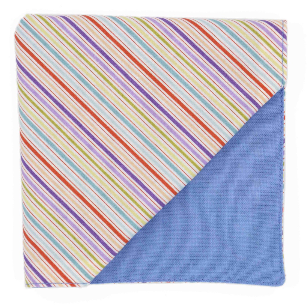 Pochette "Candy Cane" - rayures multicolores