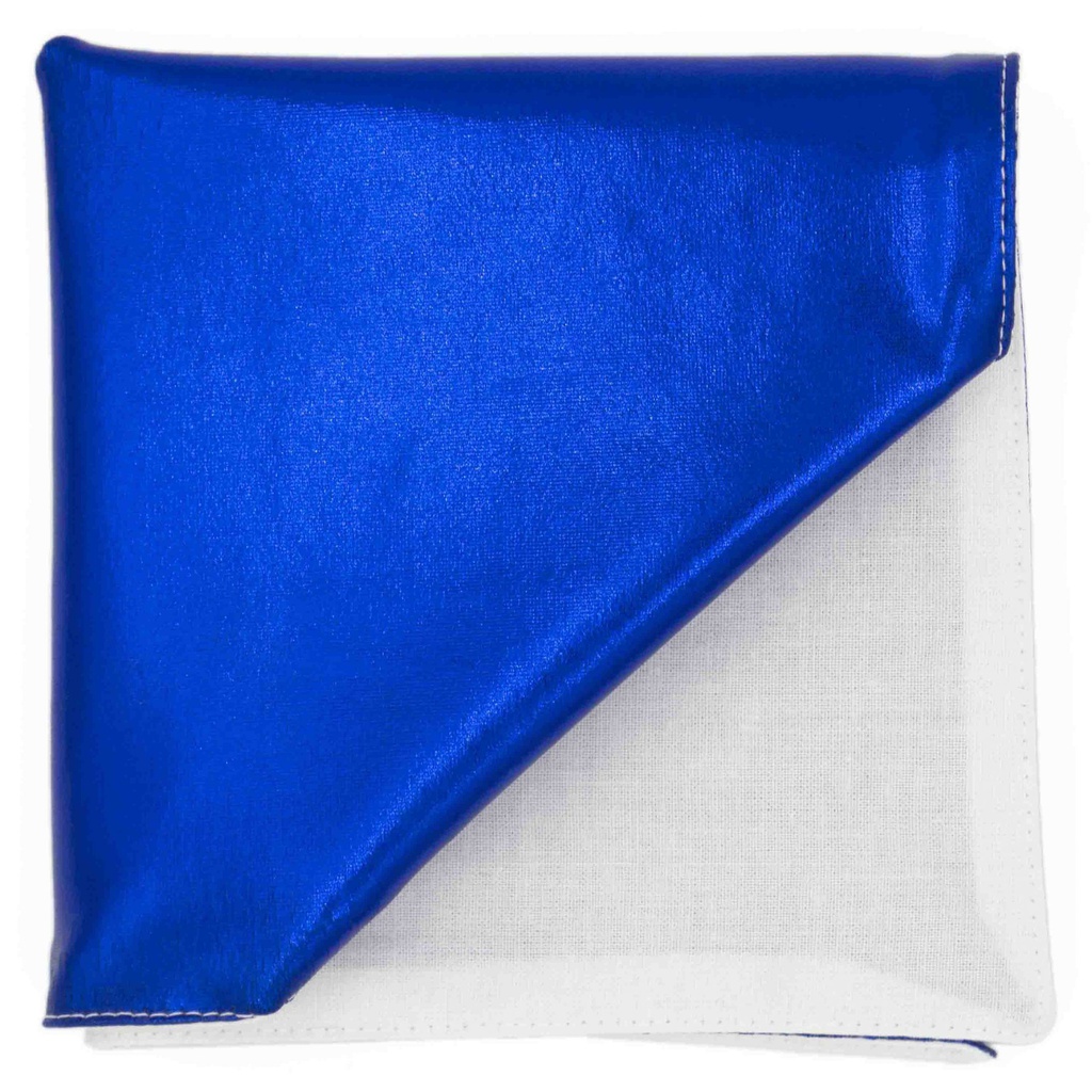 Pochette unie bleu flash "Disco"