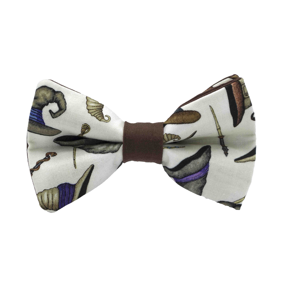 Noeud papillon Halloween "Dumbledore" chapeaux & baguettes magique