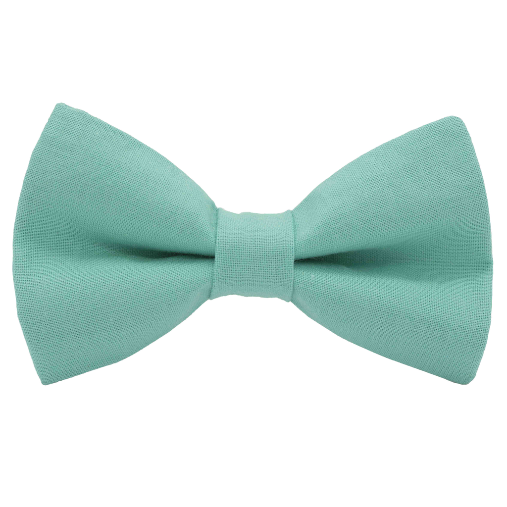 Noeud papillon uni turquoise "Punta Cana"