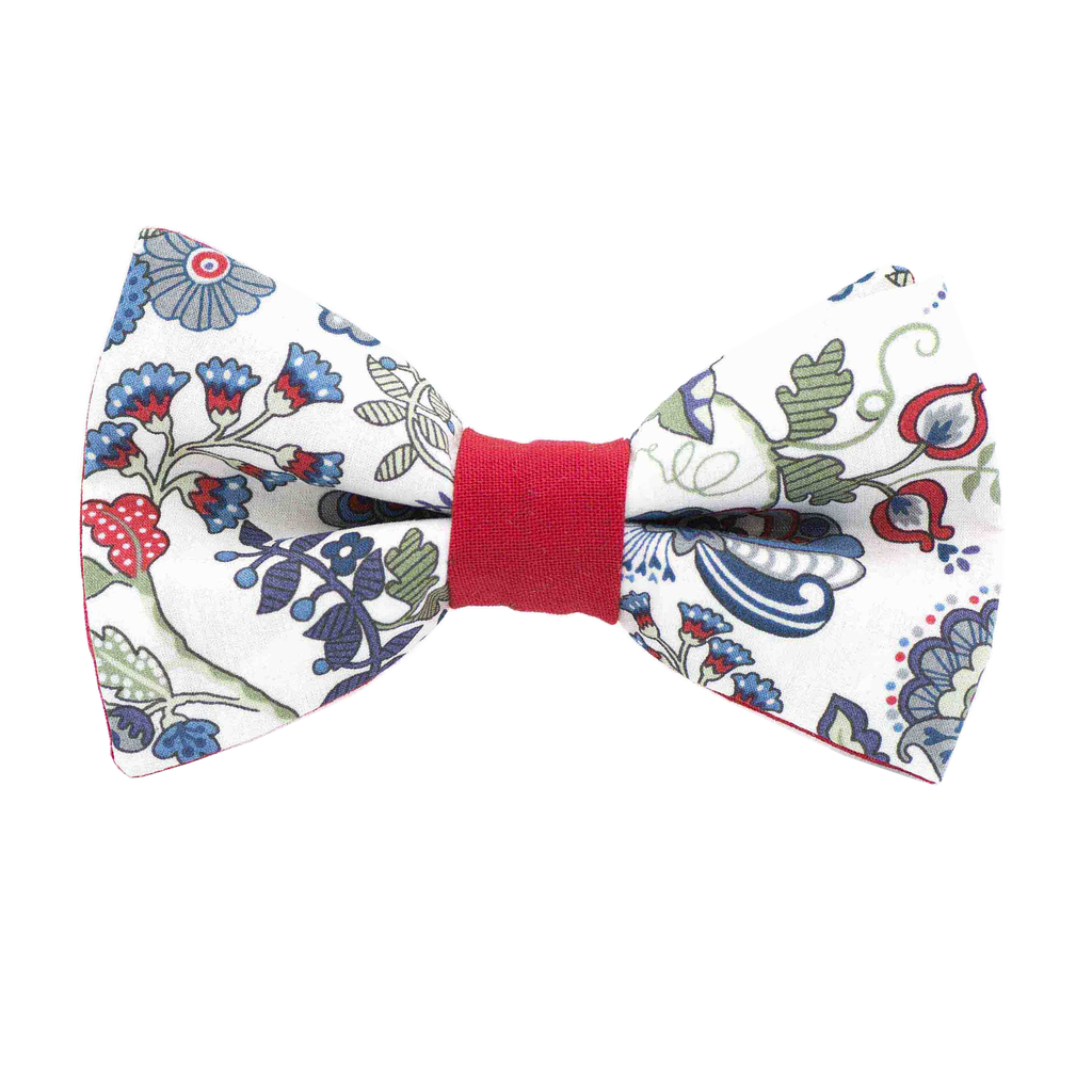 Noeud papillon Liberty "Mabelle" bleu