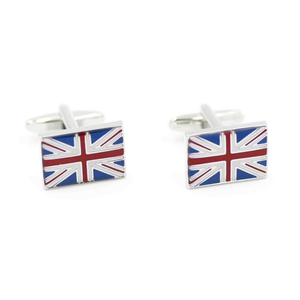 Boutons de manchettes "Drapeau anglais"