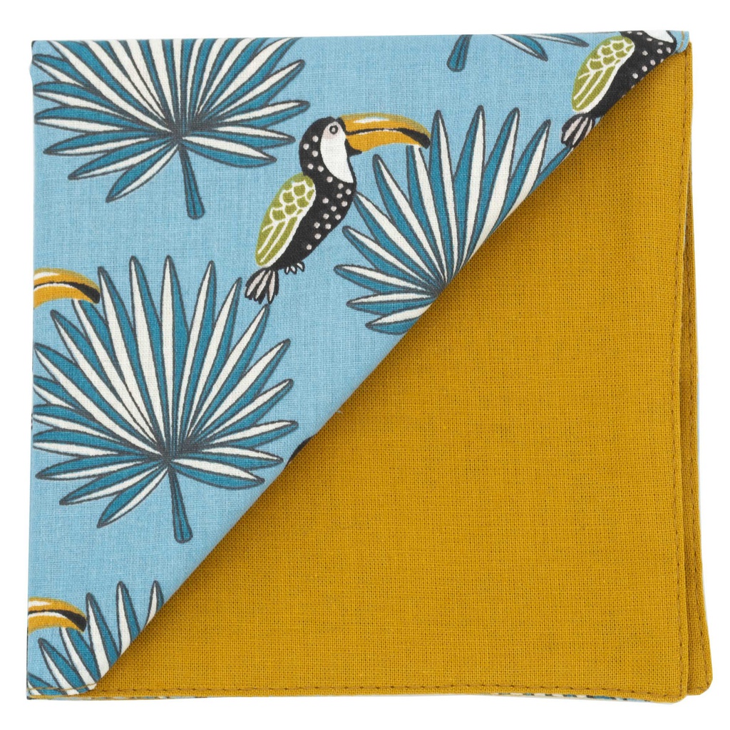 Pochette "Toucans & Paradise" bleu