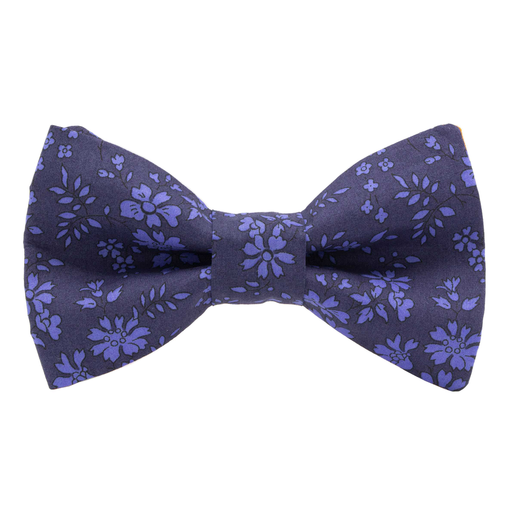 Noeud papillon Liberty "Capel" bleu violacé