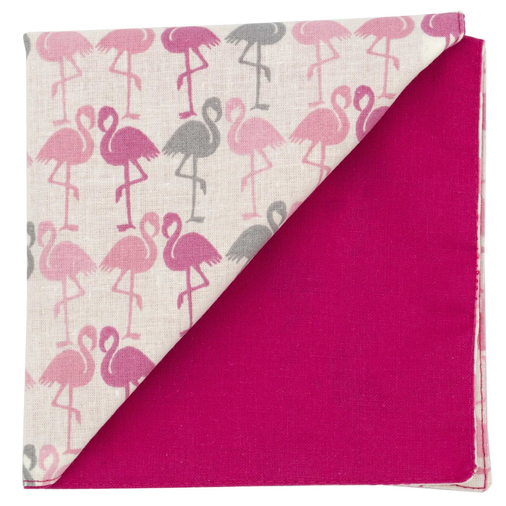 Pochette "Flamingo-Pastel" rose