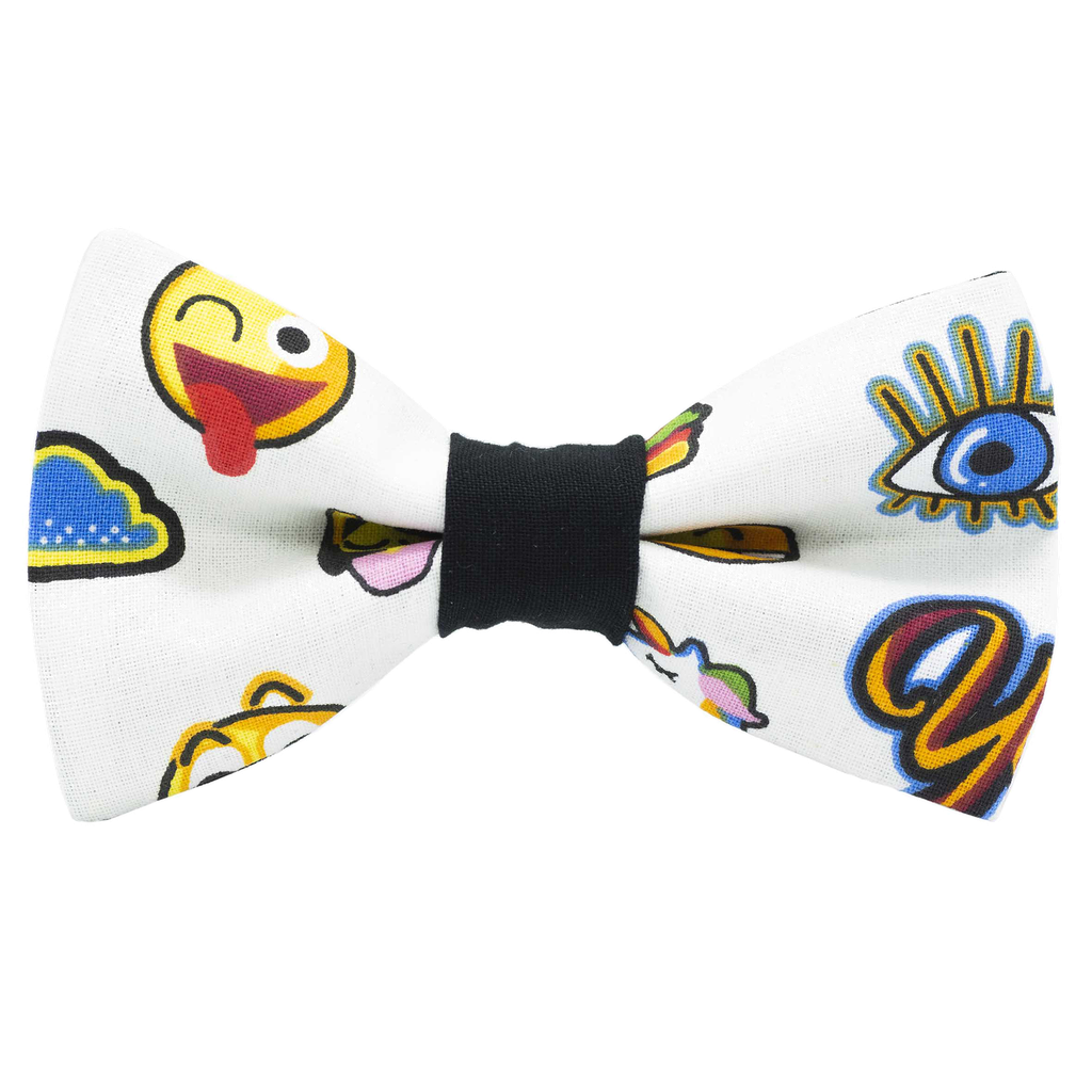 Nœud papillon "Emojis" - Smiley multicolore