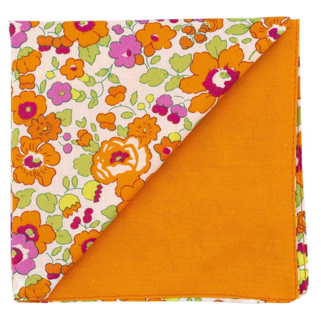 Pochette Liberty "Betsy" mandarine