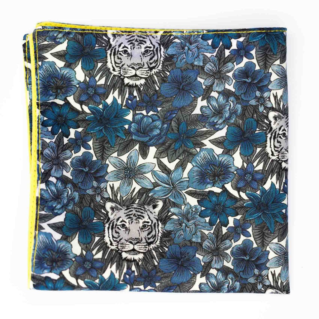 Pochette Liberty "Scotty's Tiger" bleu