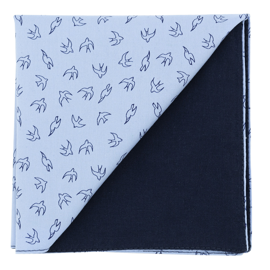 Pochette "L'Hirondelle" bleu ciel