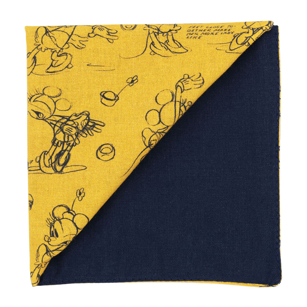 Pochette "Minnie" jaune moutarde