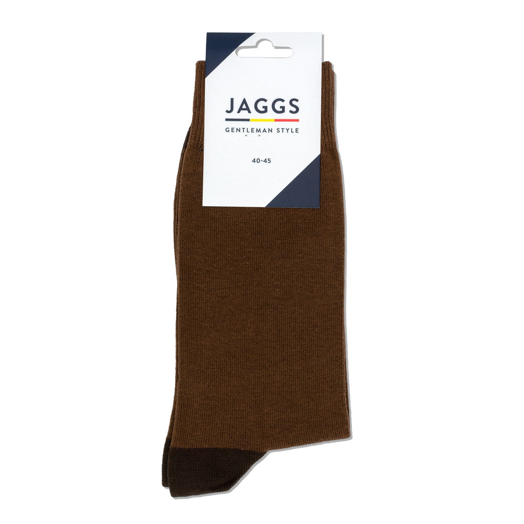 Chaussettes cognac en coton