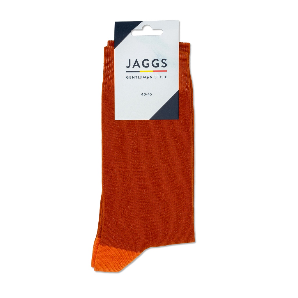 Chaussettes rouille en coton