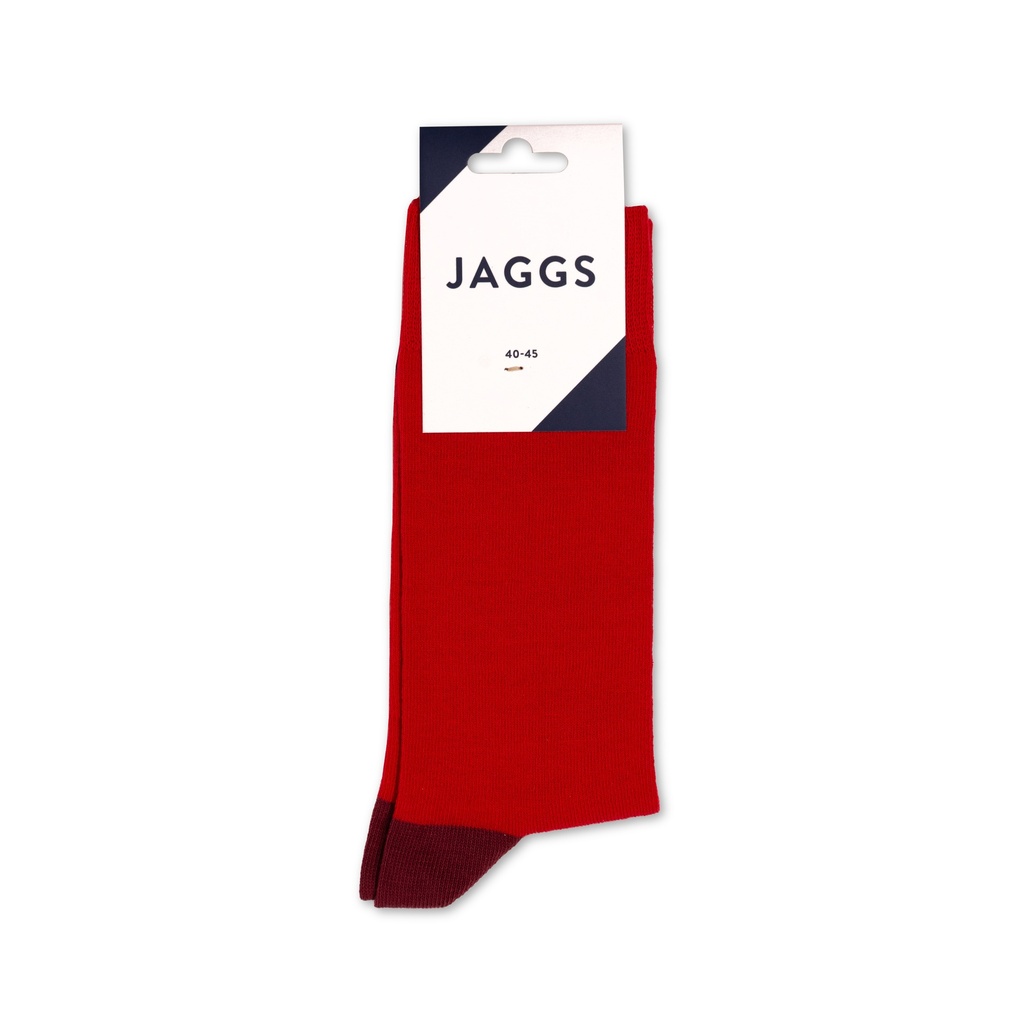 Chaussettes rouges en coton