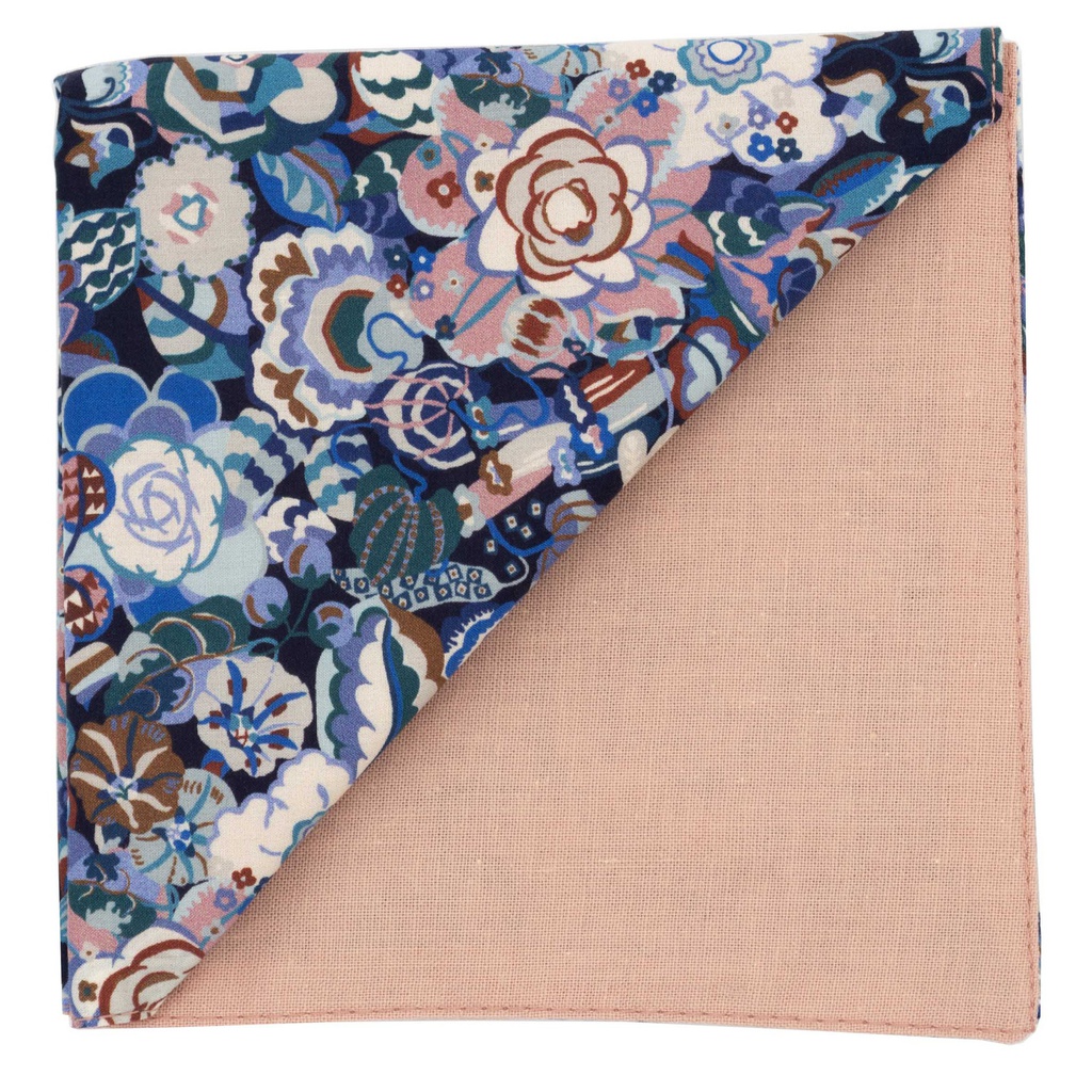 Pochette Liberty "Gatsby Garden Small" bleu