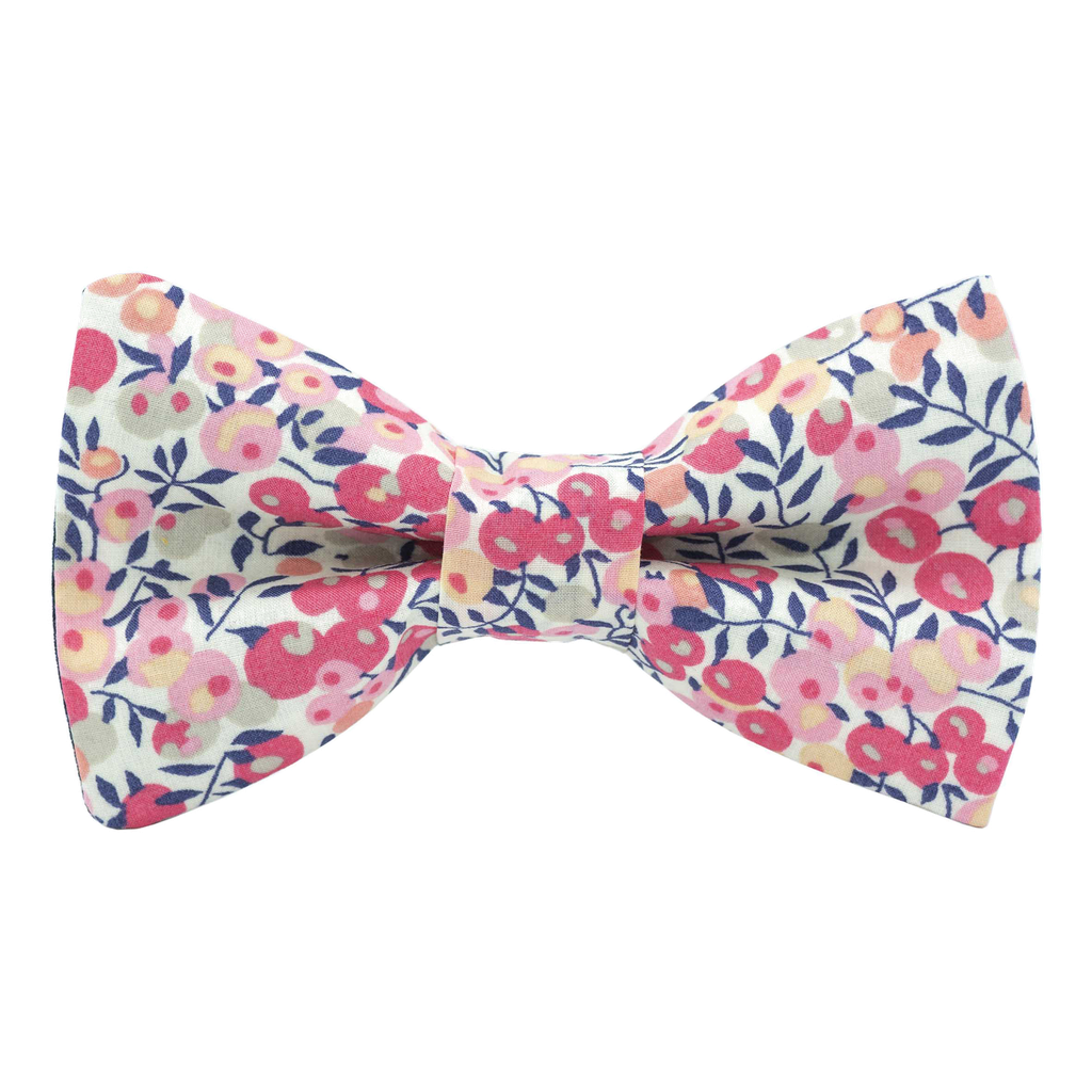 Noeud papillon Liberty "Wiltshire" pois de senteur