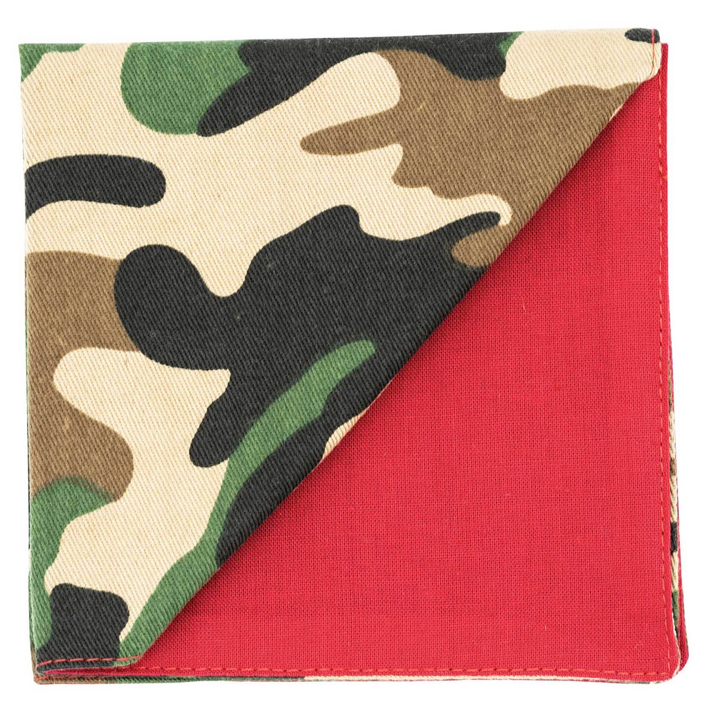 Pochette "Rambo" - camouflage kaki et marron