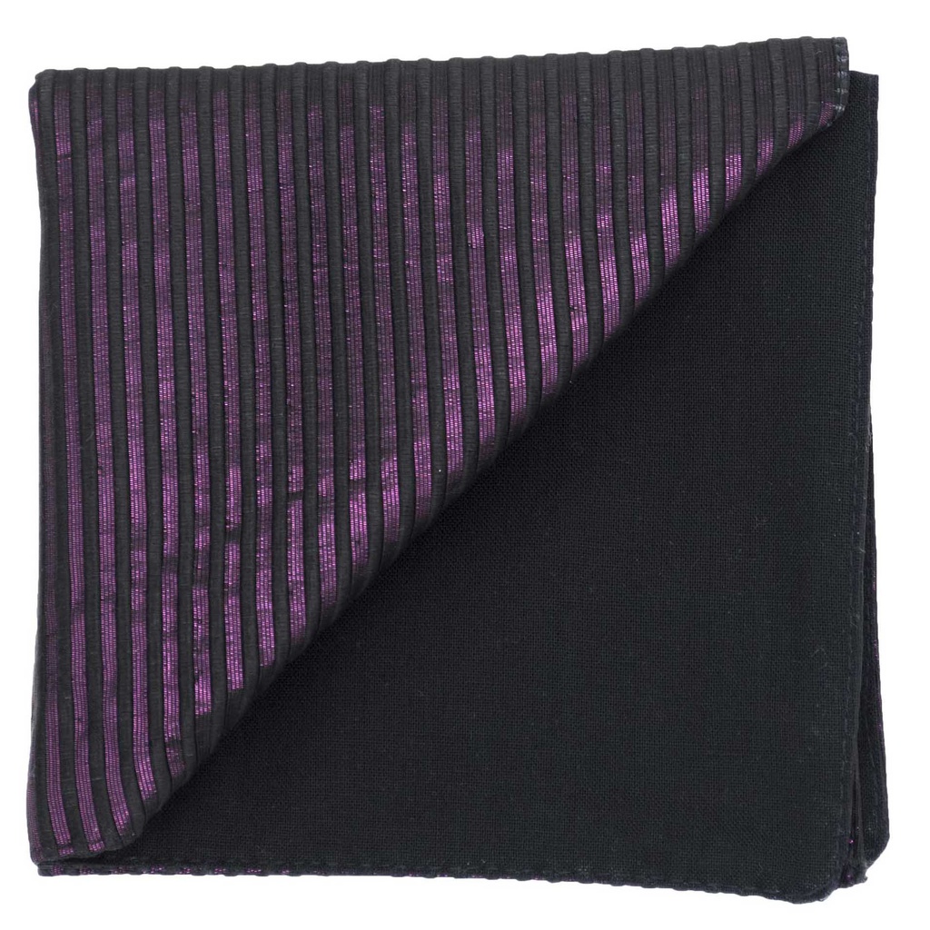 Pochette "Houdini" - lignes noir et mauve/rose