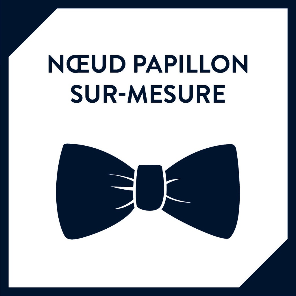 Noeud papillon personnalisé base tissu costume