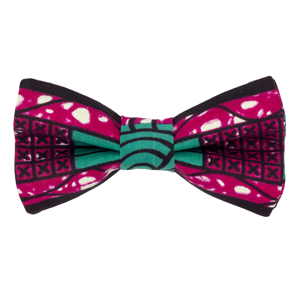 Noeud papillon en wax rose fuchsia