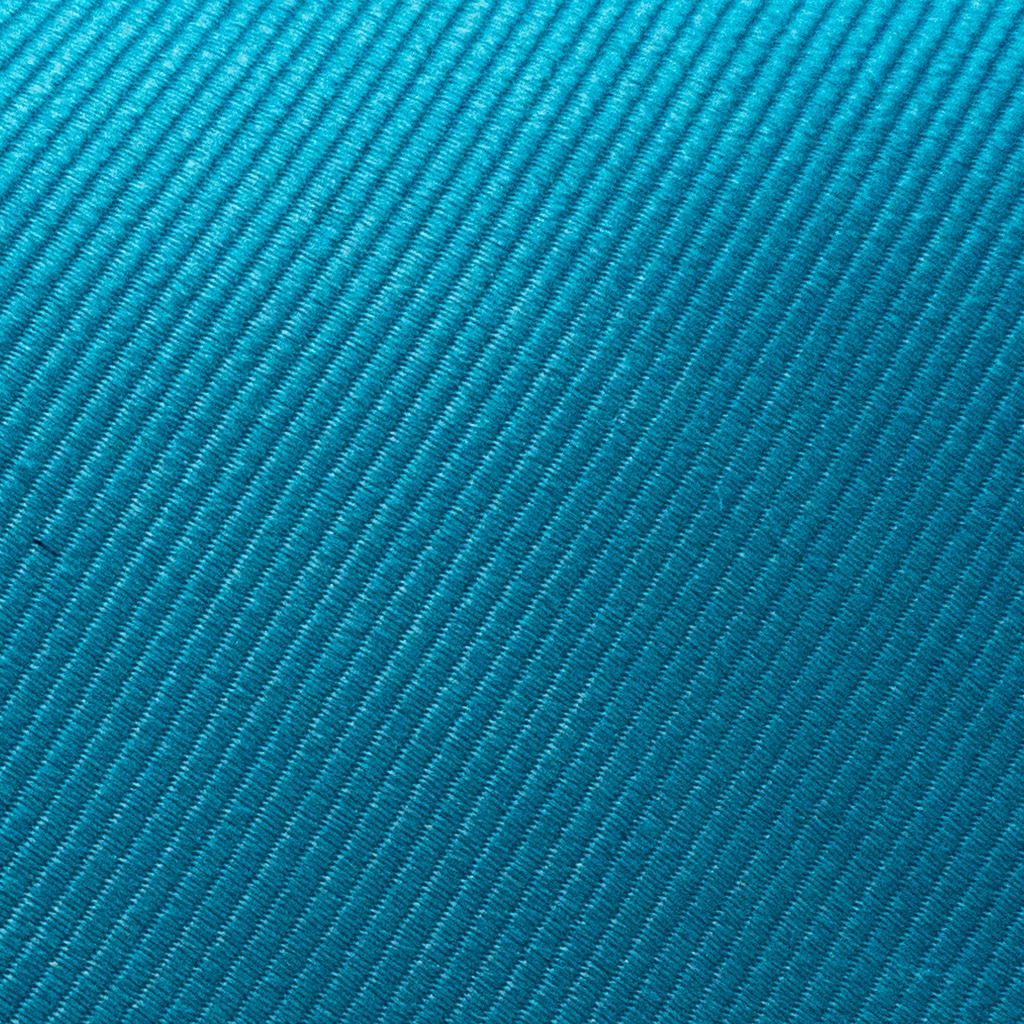Cravate en soie bleu turquoise